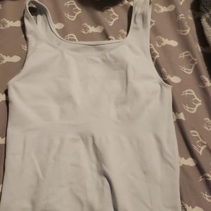 White Maternity tank